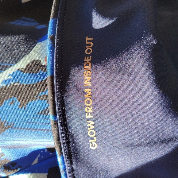 Adidas Navy & Royal Blue Full Length Performance Leggings--SOLD - Picture 6 of 6